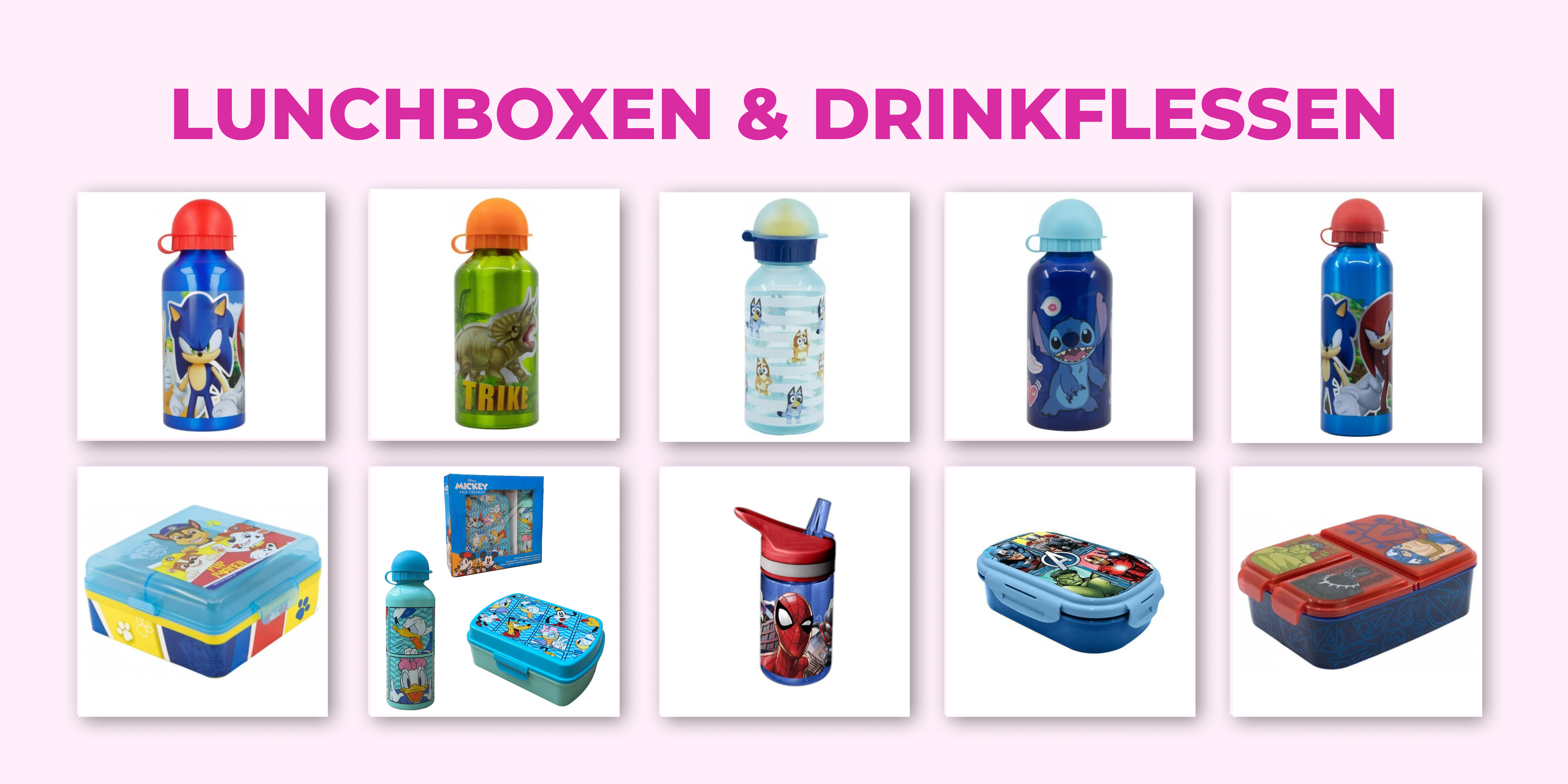 lunch boxes & drink bottlesNE