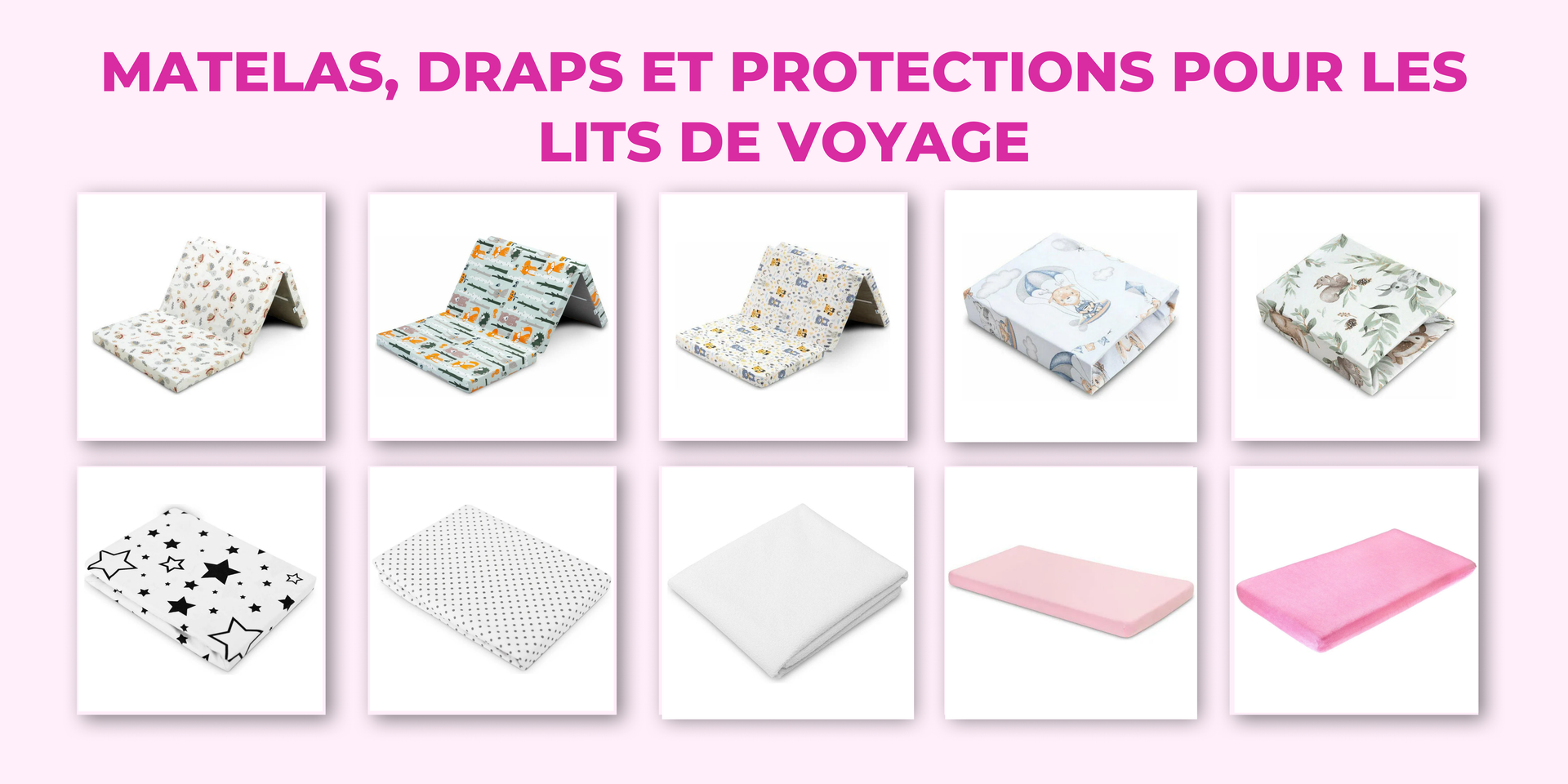 Travel Cot Mattresses, Sheets & ProtectorsFR