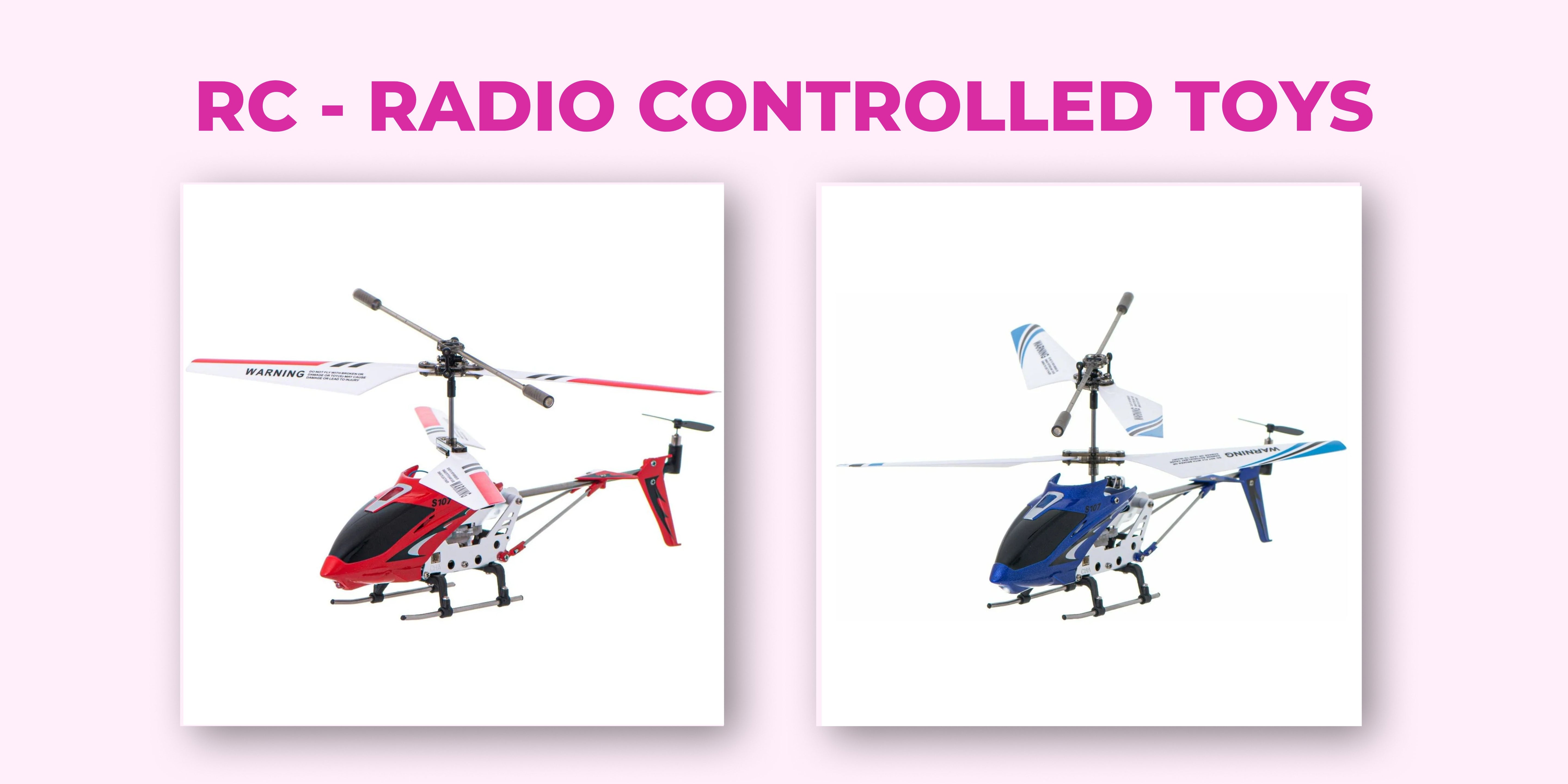 RC - radio controlled toys