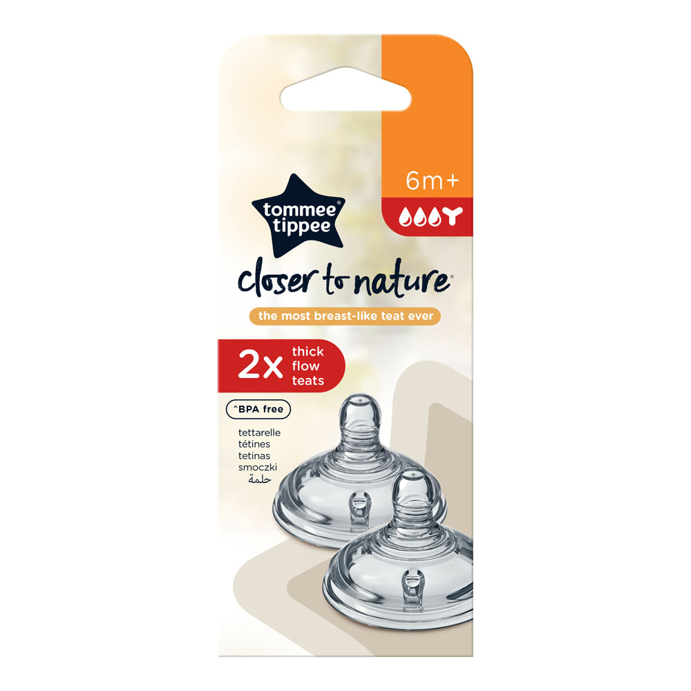 Tommee Tippee Closer to Nature Tétine Lot de 2 – 4 tailles