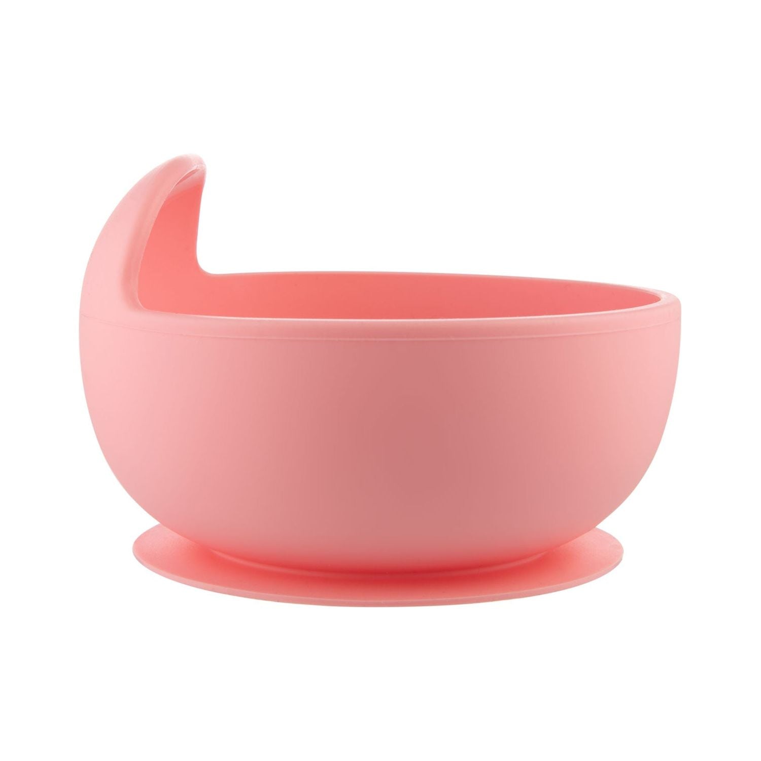 Bol à ventouse en silicone Canpol 330 ml 6 mois et plus - Rose