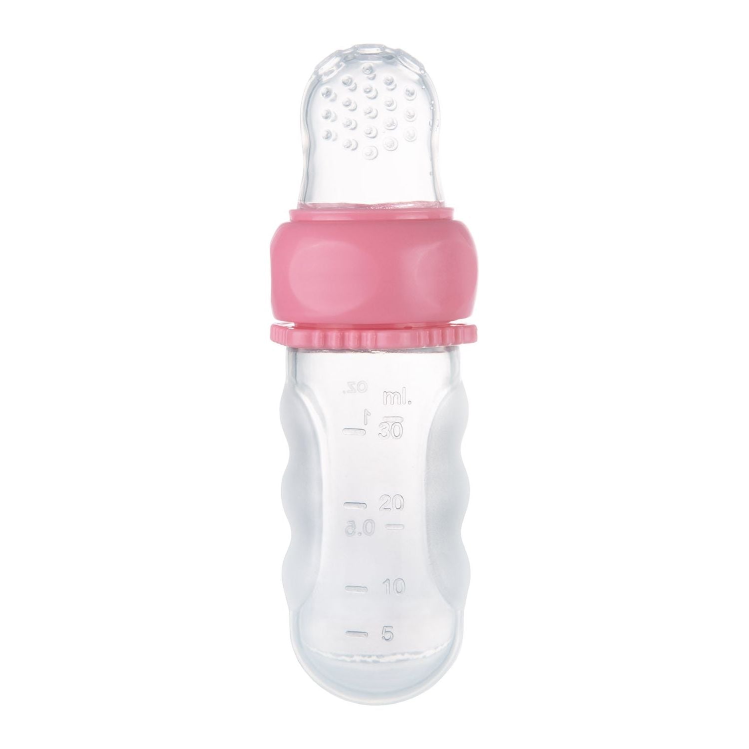 Mangeoire souple en silicone Canpol 6 mois et plus - Rose