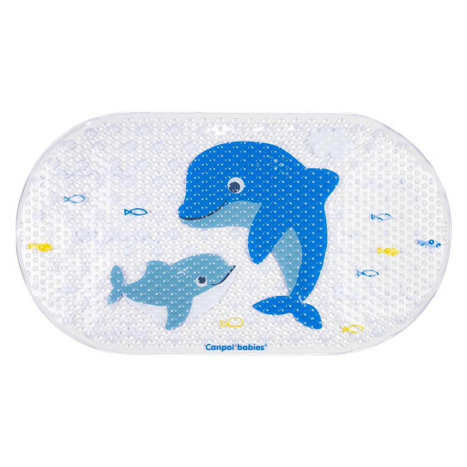 Tapis de bain Canpol 69x38 cm LOVE&amp;SEA - Bleu