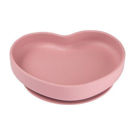 Ventouse en silicone Canpol HEART 6m+ - Rose