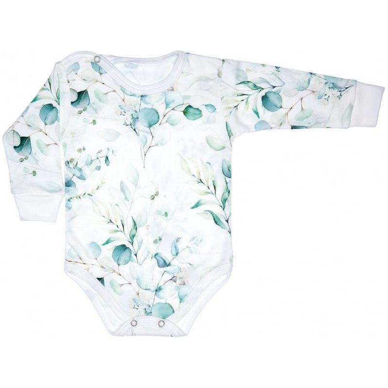 Lilly Bean Lange Mouw Bodysuit - Eucalyptus