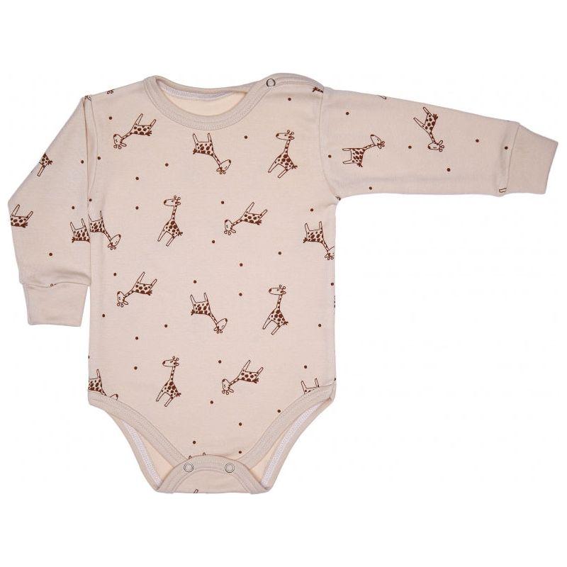 Lilly Bean Lange Mouw Bodysuit - Giraffe