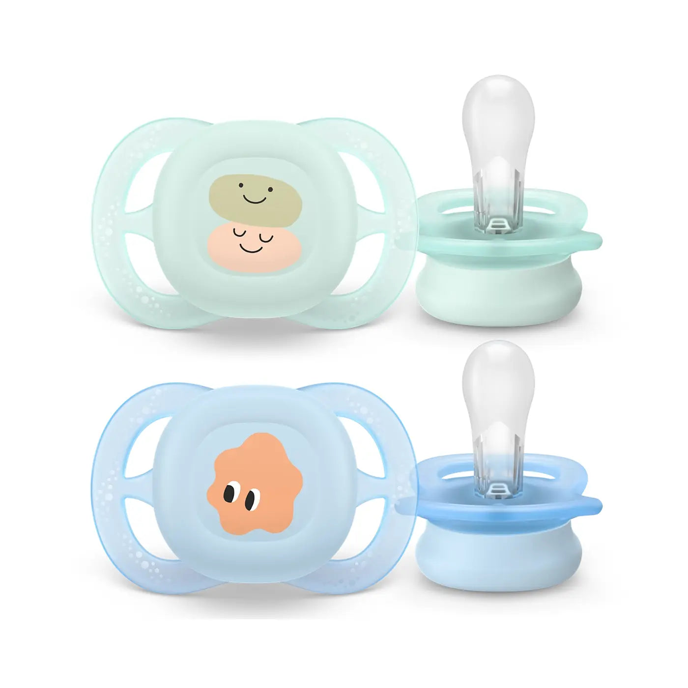 Philips Avent Sucette Ultra Air 0-6 mois 2 pcs - 8 Designs
