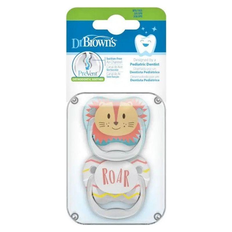 Dr. Brown's Ort Prevent Silicone Orthodontic Soother - Choose Size