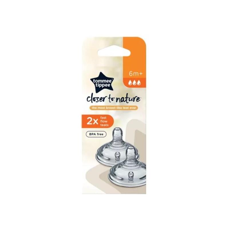 Tommee Tippee Closer to Nature Tétine Lot de 2 – 4 tailles