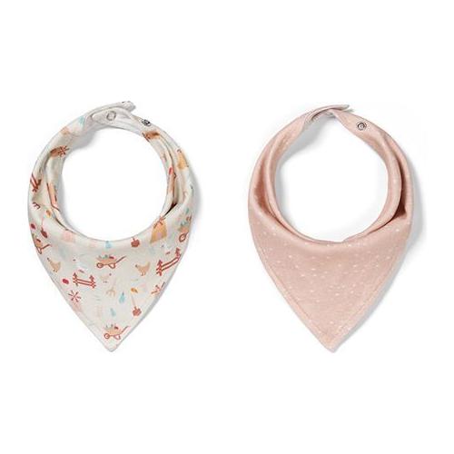 Babyono Bandana Slabbetje 2-pack - Boer