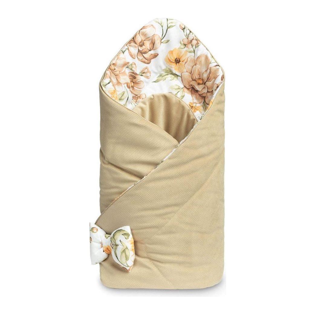 Sensillo Velvet Baby Swaddle - Crèmekleurige bloemen