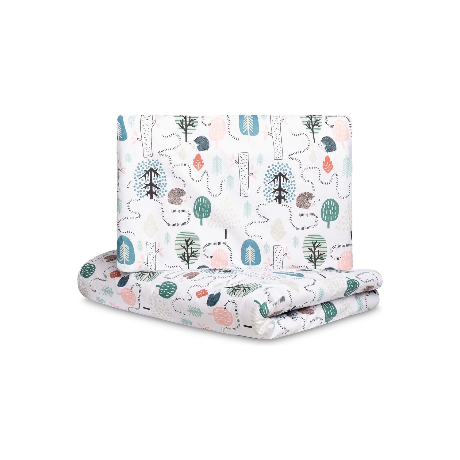 Sensillo Bedding Set 100x135 cm - Green Hedgehogs