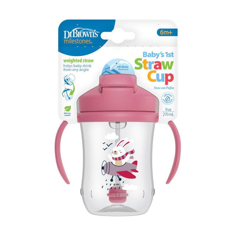 Dr. Brown's Baby's First Paille Tasse 270 ml - 2 Couleurs