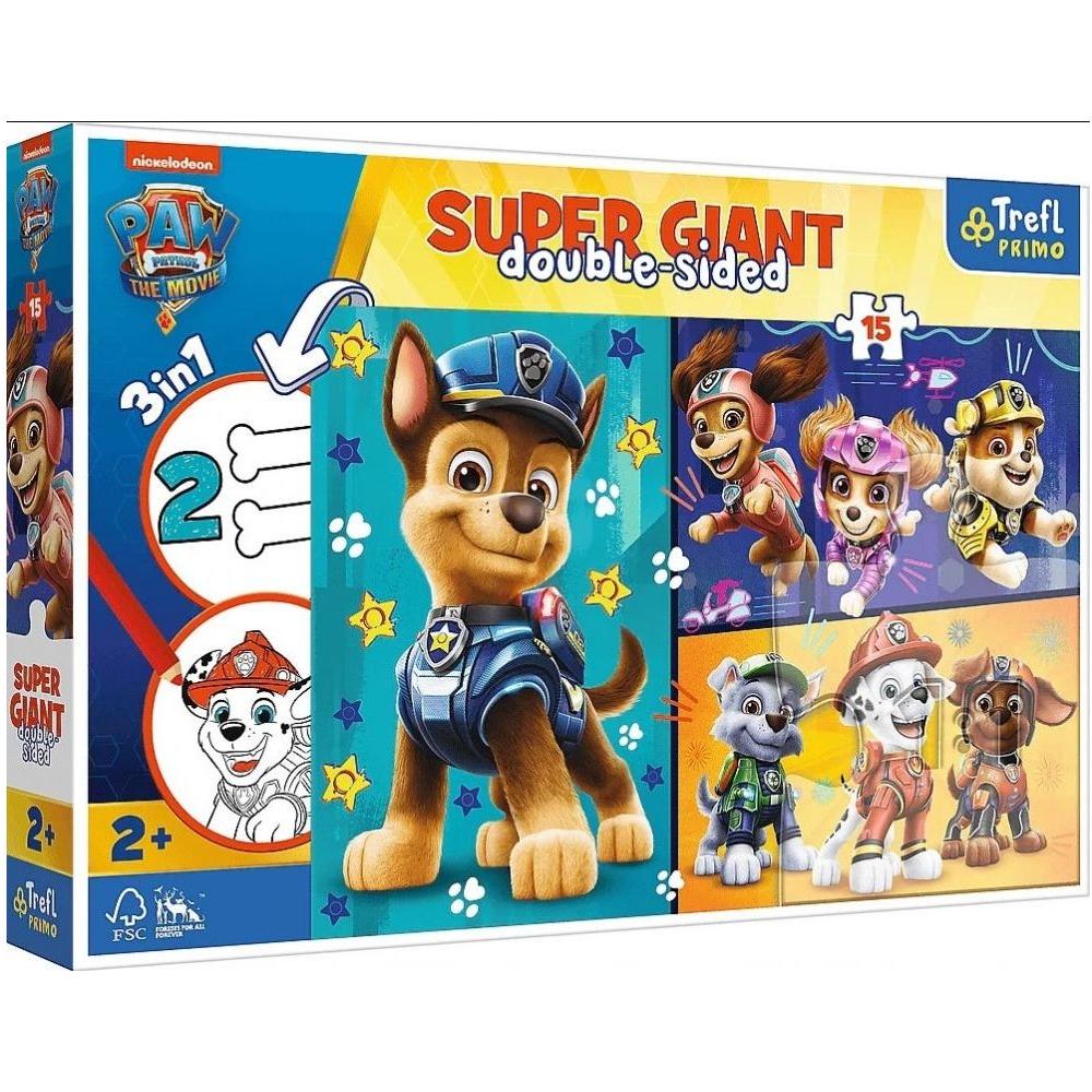 Trefl Kids Giant Dubbelzijdige Puzzel 15 st 2-4 jaar - Paw Patrol