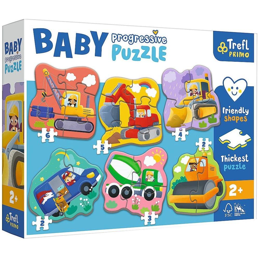 Trefl Baby Progressieve Puzzels 2+ - 3 Ontwerpen