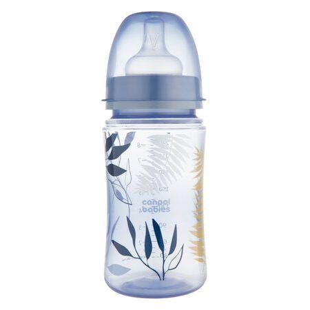 Canpol Anti-Colic Wide-Hals Fles 240ml Goud Easy Start - Blauw