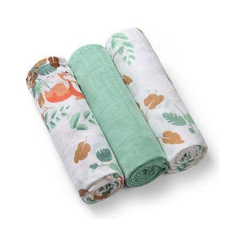 Babyono Bamboe Mousseline Luiers 3 stuks - 4 Kleuren