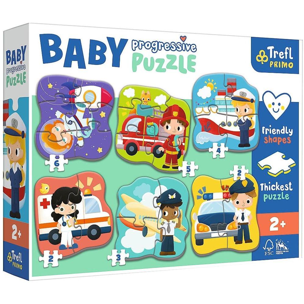 Trefl Baby Progressieve Puzzels 2+ - 3 Ontwerpen