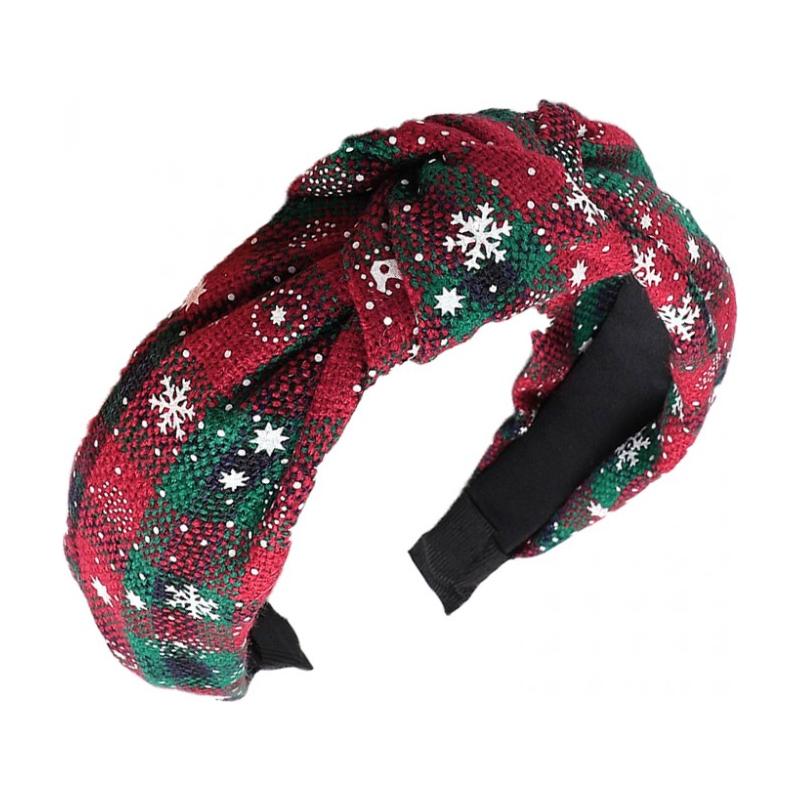 Kerstknoop Rood&amp;Groene Hoofdband