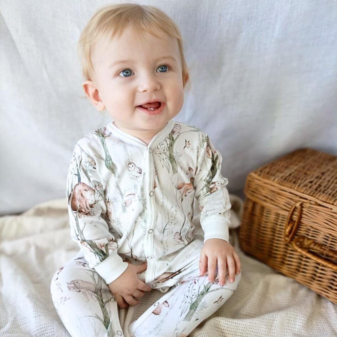 Grenouillère pour bébé Lilly Bean - Animaux de la forêt