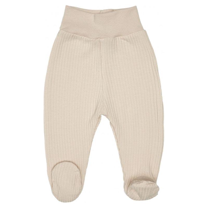 Pantalon en coton côtelé avec pieds Lilly Bean - Sable