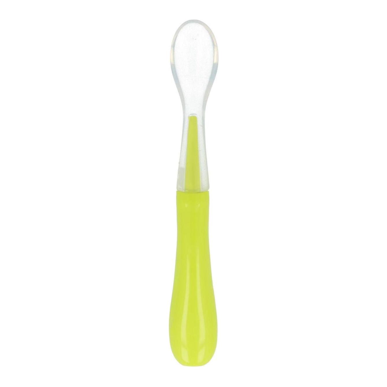 Cuillère en Silicone Akuku 4m+ - Vert