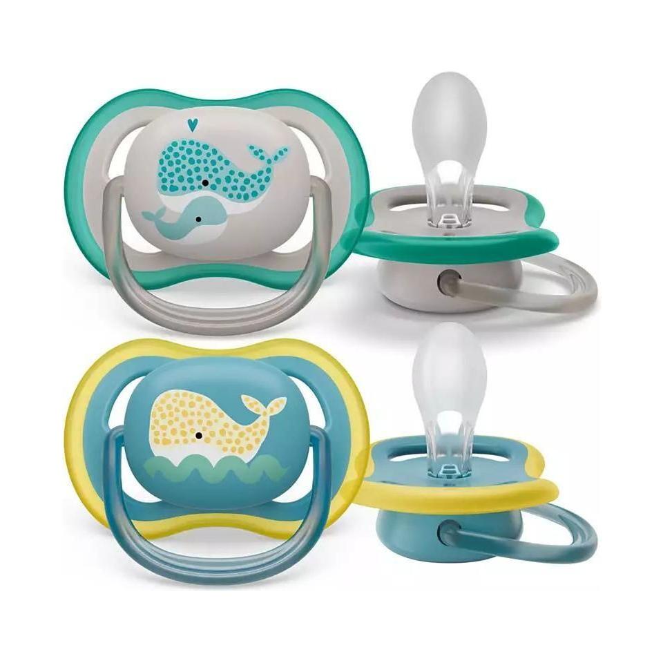 Philips Avent Soother Ultra Air 18 months+ 2 pcs - Whale