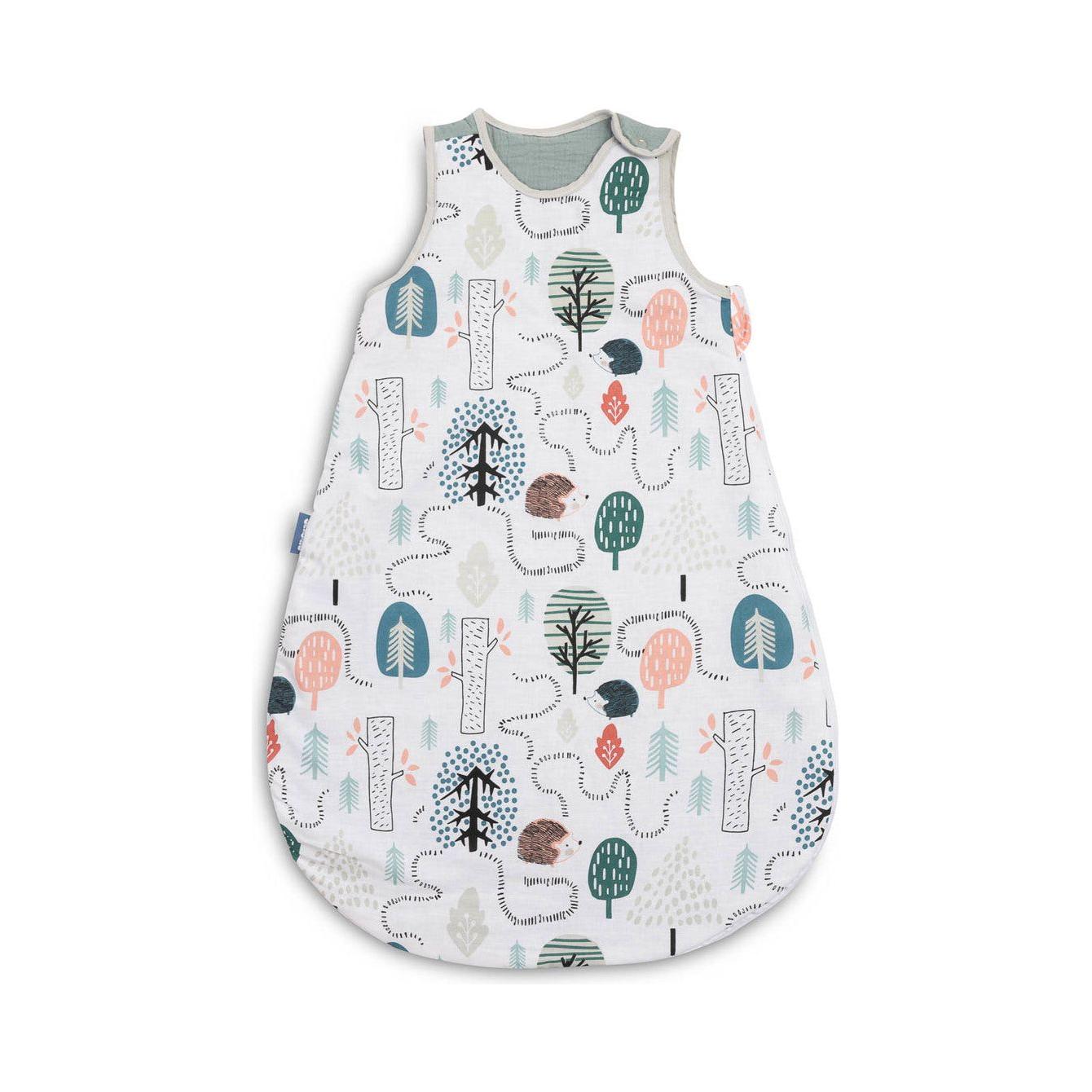 Sensillo Sleeping Bag Size S (0-9 months) TOG 1.0 - Green Hedgehogs