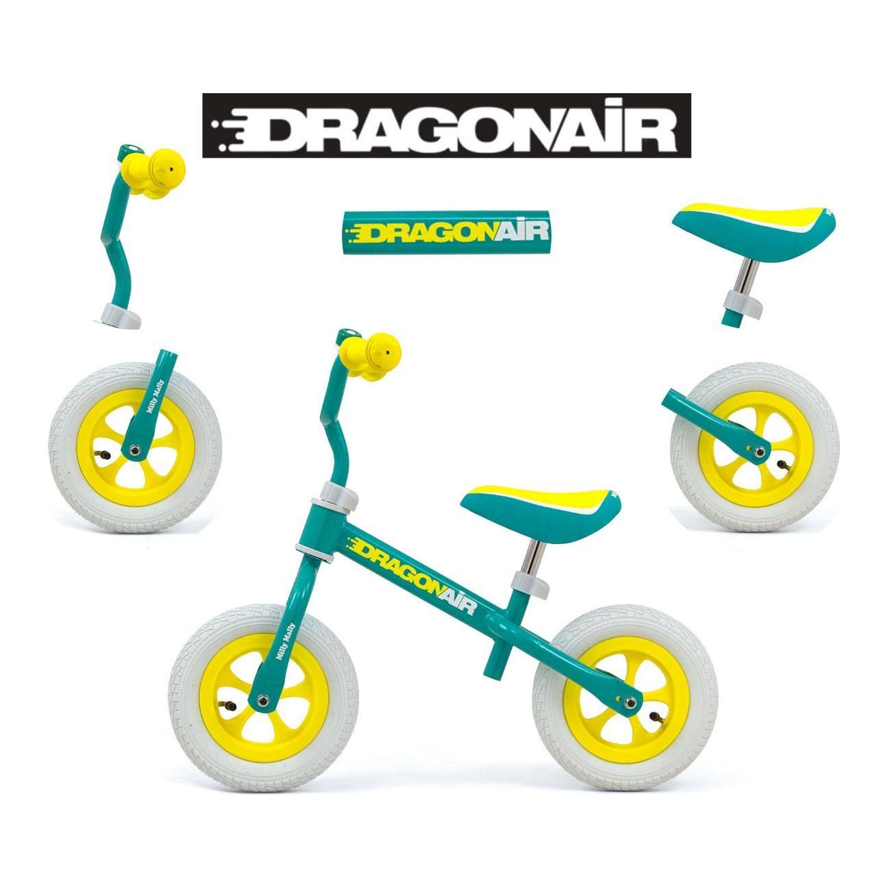 Milly Mally Loopfiets Dragon Air - Munt