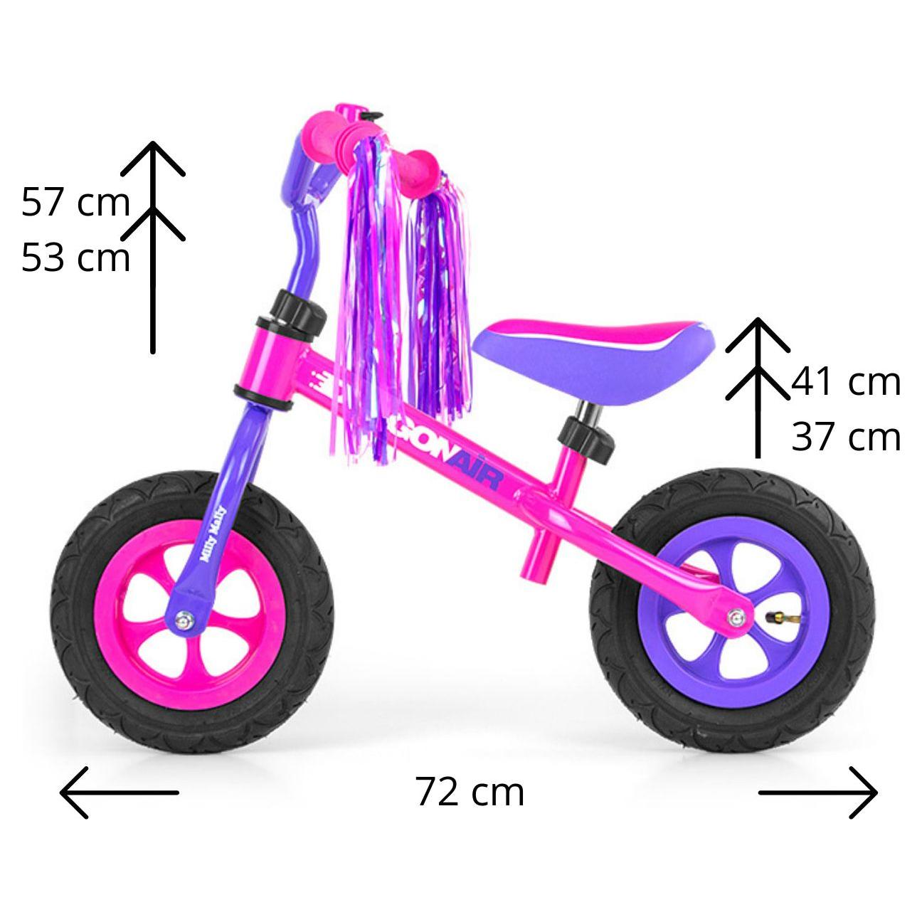 Milly Mally Loopfiets Dragon Air - Roze