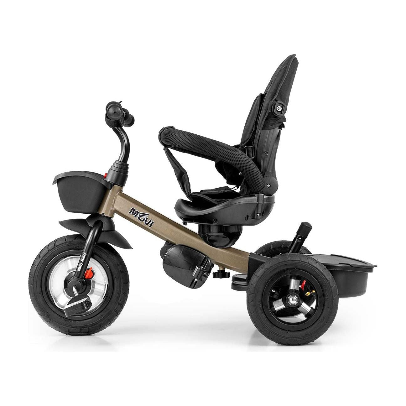 Milly Mally 5in1 Tricycle Movi - Black-Gold