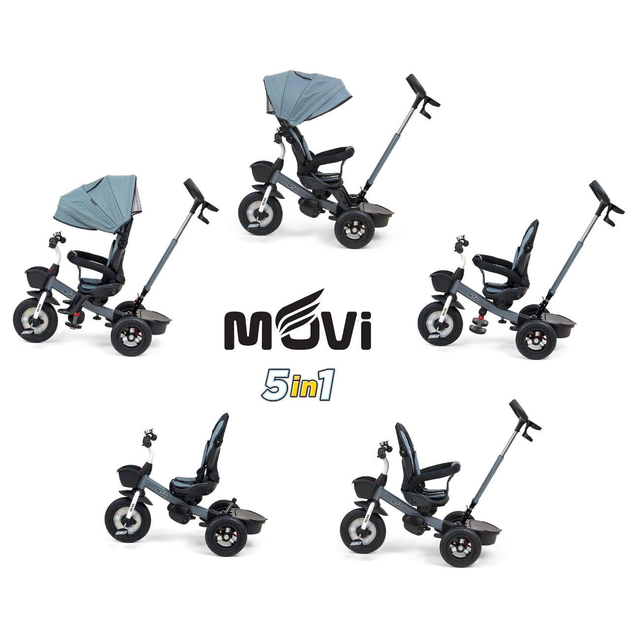 Milly Mally 5in1 driewieler Movi - Grijs