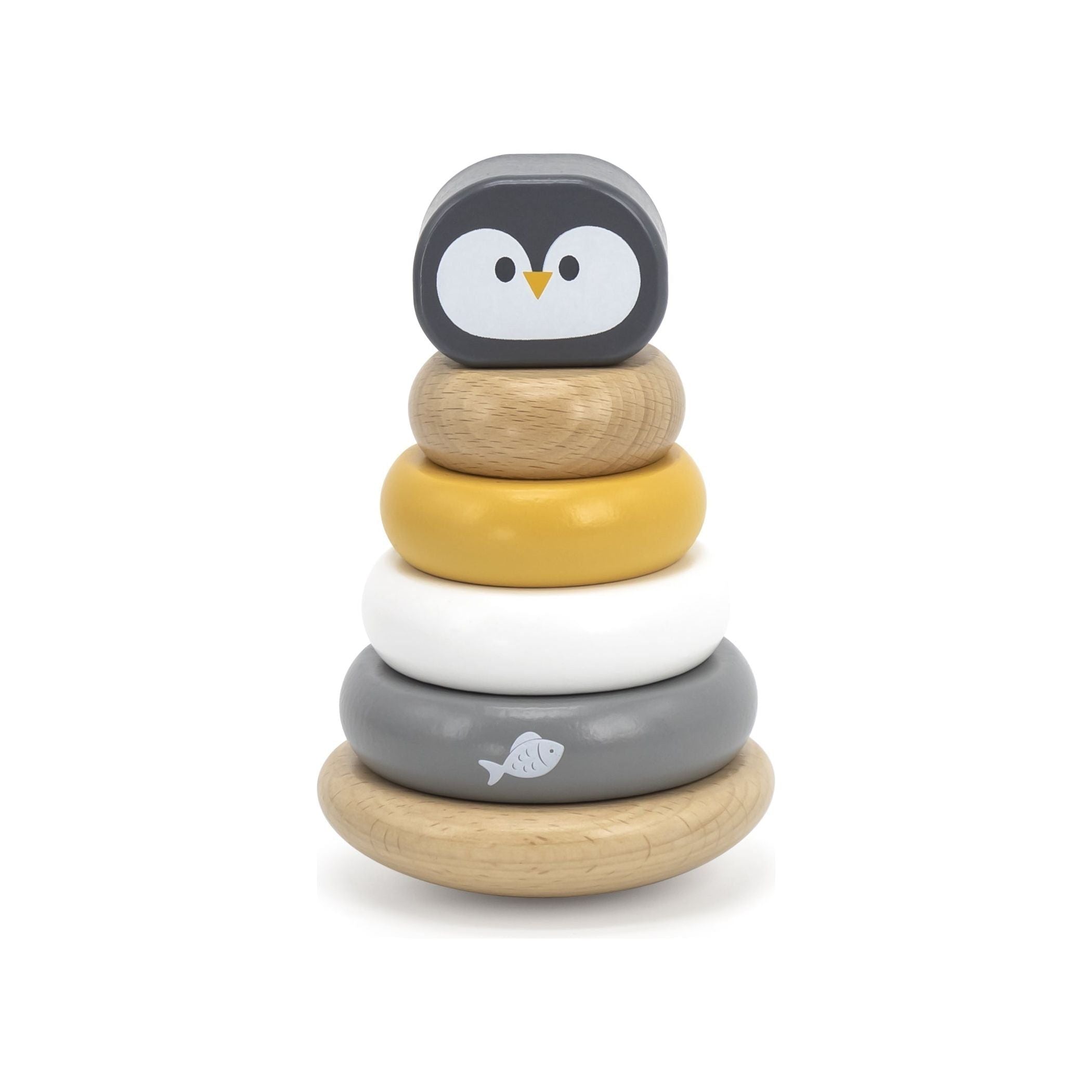 Viga Black Penguin Educational Stacker