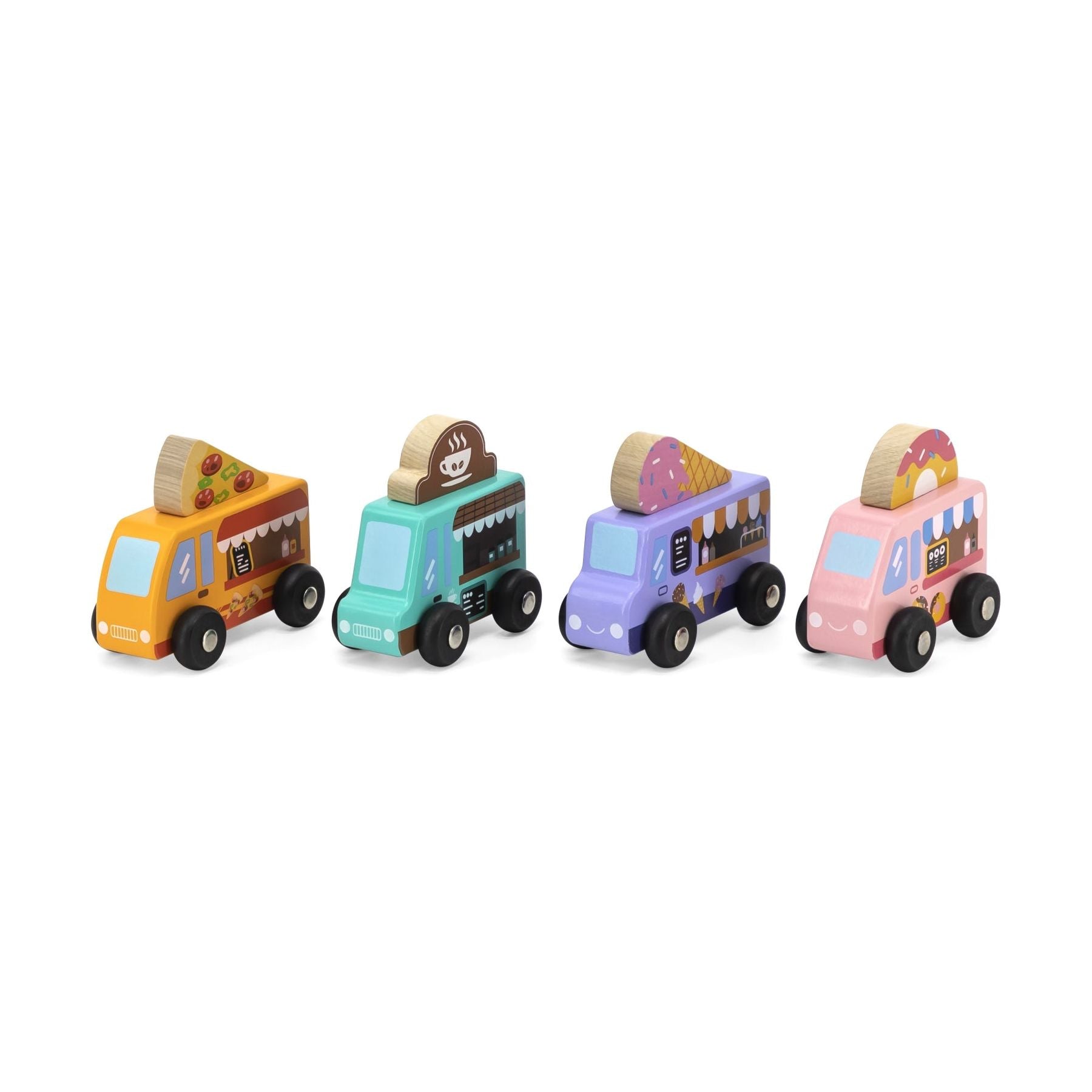 Viga Food Track Auto's 4-Pack