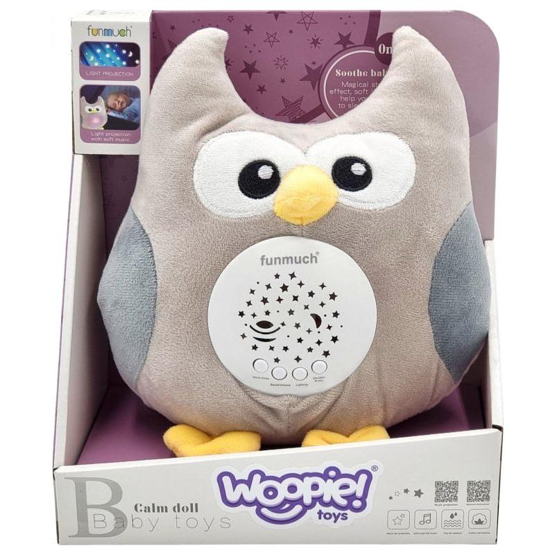 Woopie Owl Projecteur de veilleuse avec berceuses