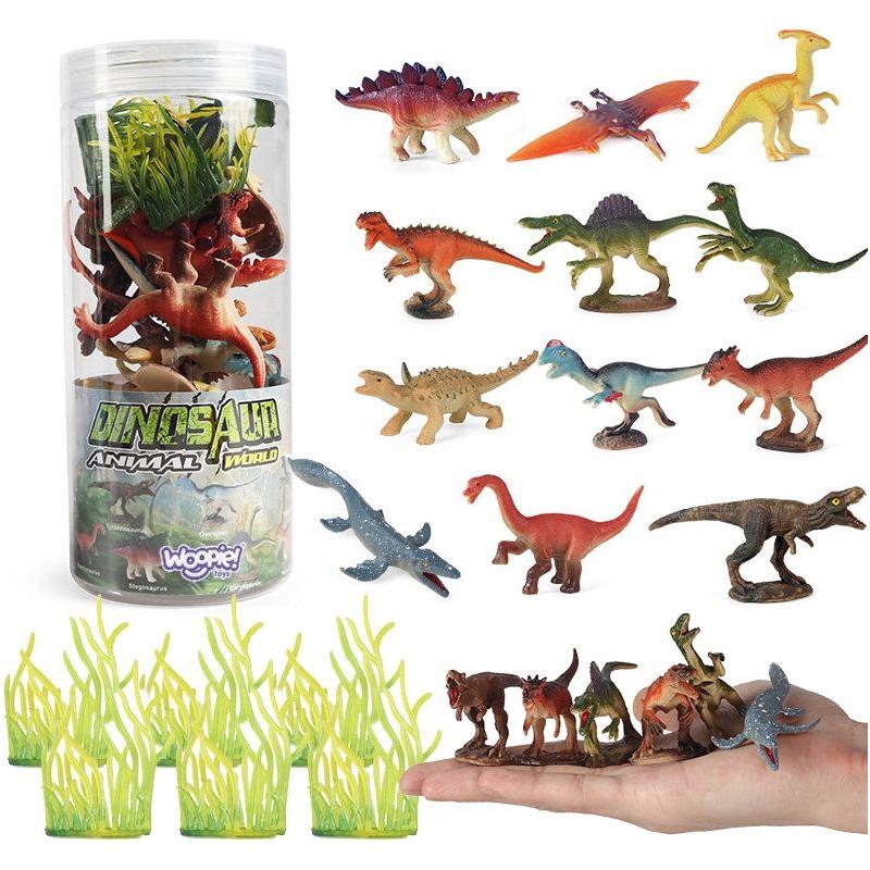 Woopie Figurenset - Dinosaurussen 18 stuks