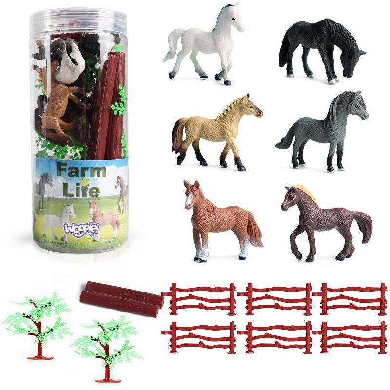 Woopie Figurenset - Paarden 16 stuks