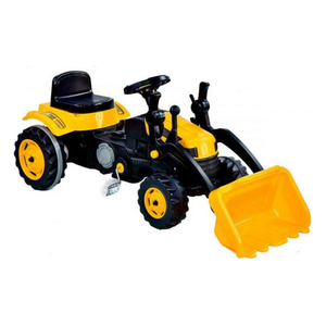 Gold WOOPIE Pedal Tractor Yellow Bulldozer