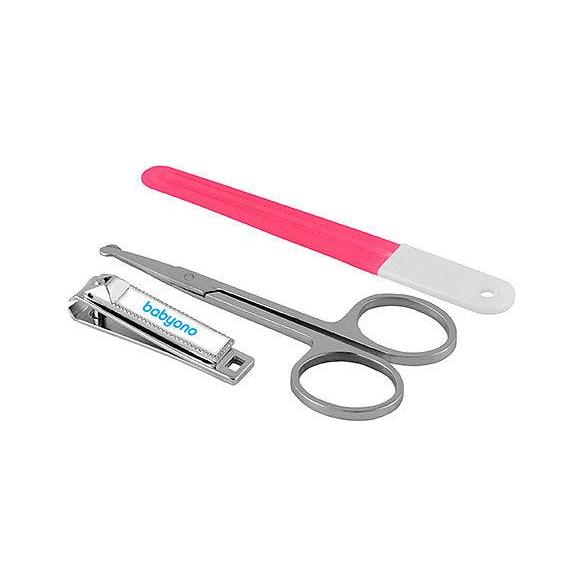 Gray Babyono Baby manicure set