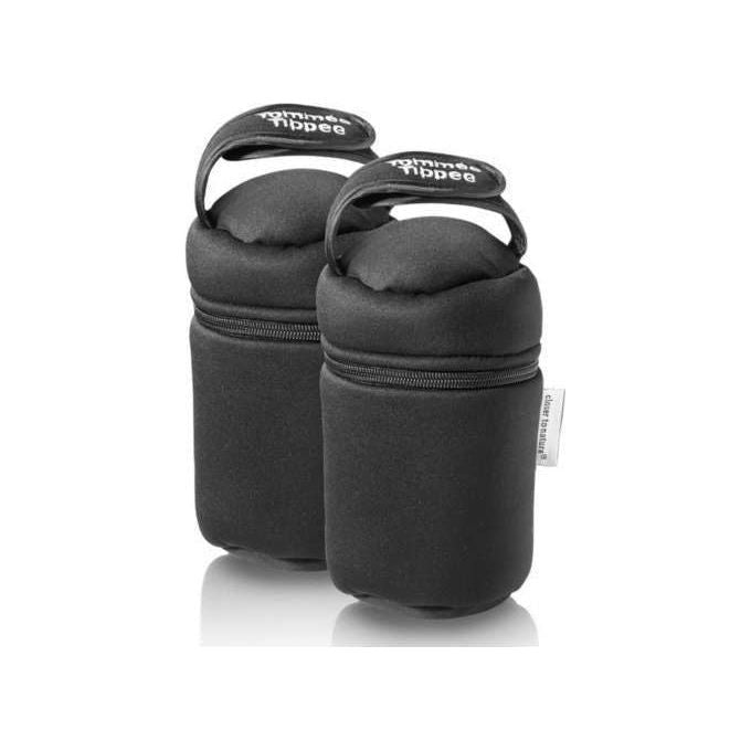 Dark Slate Gray Tommee Tippee Closer to Nature Isulated Bottle Bag - 2 Pack