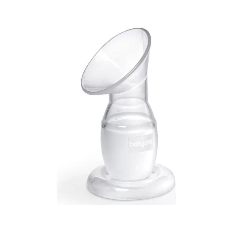 Gray Babyono Silicone Breast Milk Collector