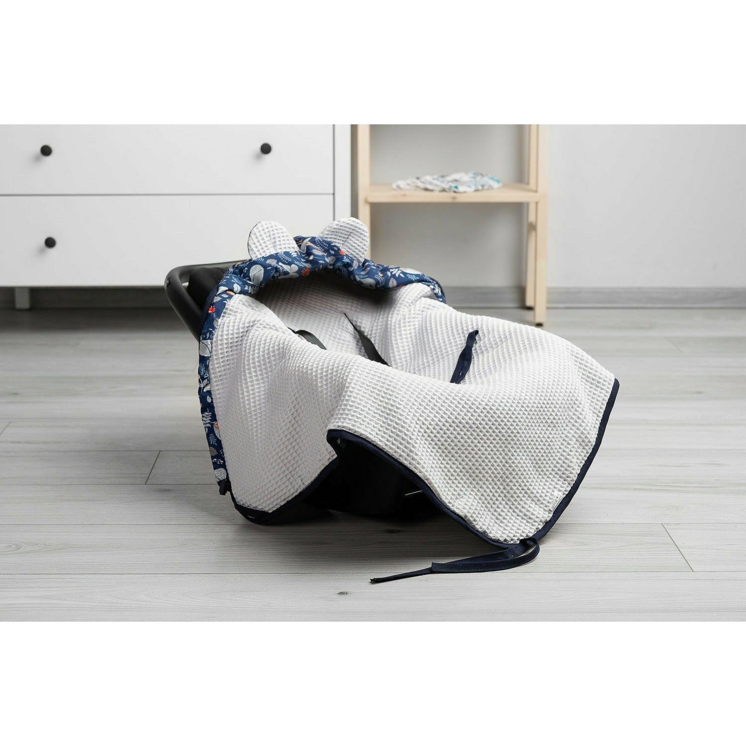 Gray Sensillo Waffle Car Seat Blanket - 5 Designs