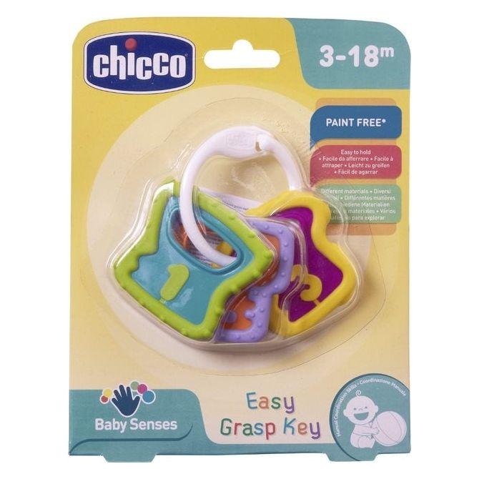 Tan Chicco Easy Grasp Keys Rattle 3-18m