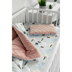 Dim Gray Sensillo Printed Cot Sheet 120x60 cm - 7 Designs