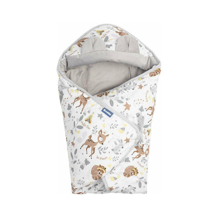 Light Gray Sensillo Velvet Car Seat Blanket - 8 Designs