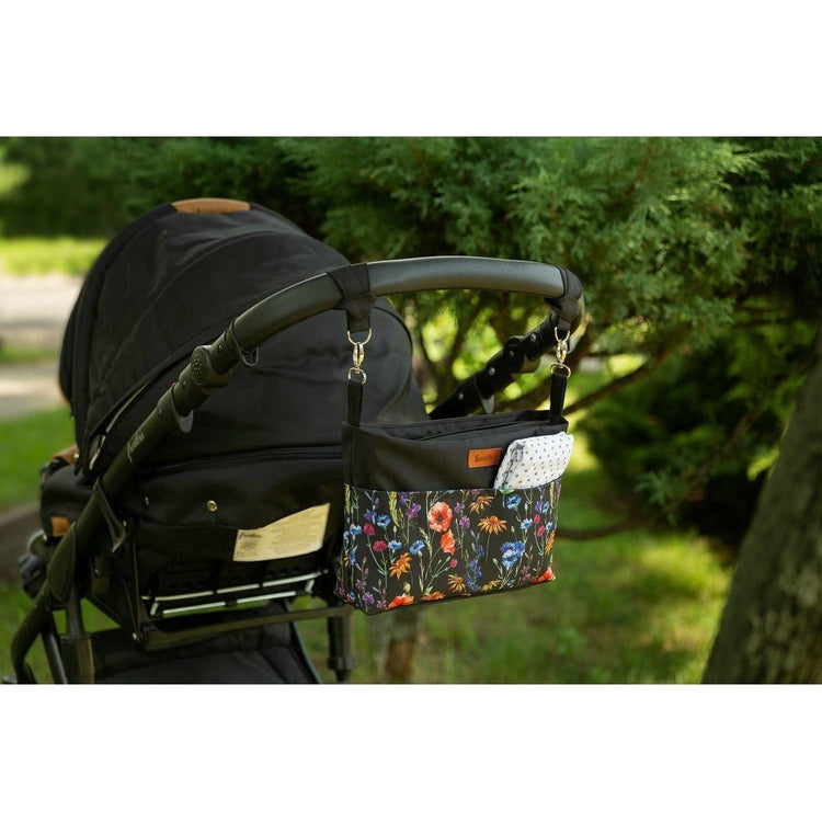 Dark Olive Green Sensillo Stroller Organiser - 4 Designs