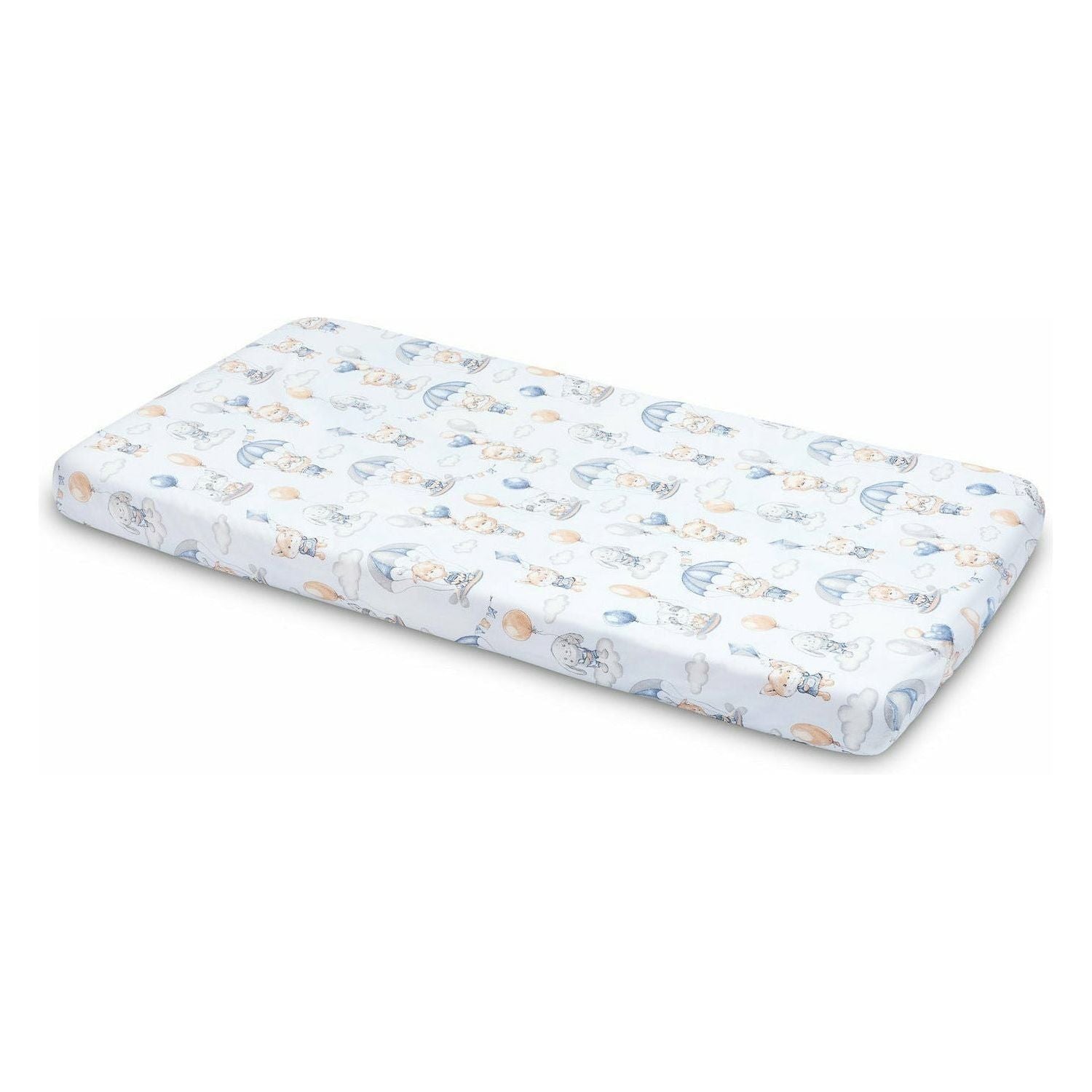 Lavender Sensillo Printed Cot Sheet 120x60 cm - 7 Designs