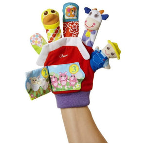 Rosy Brown Chicco Farm Puppet Glove 3-24m+