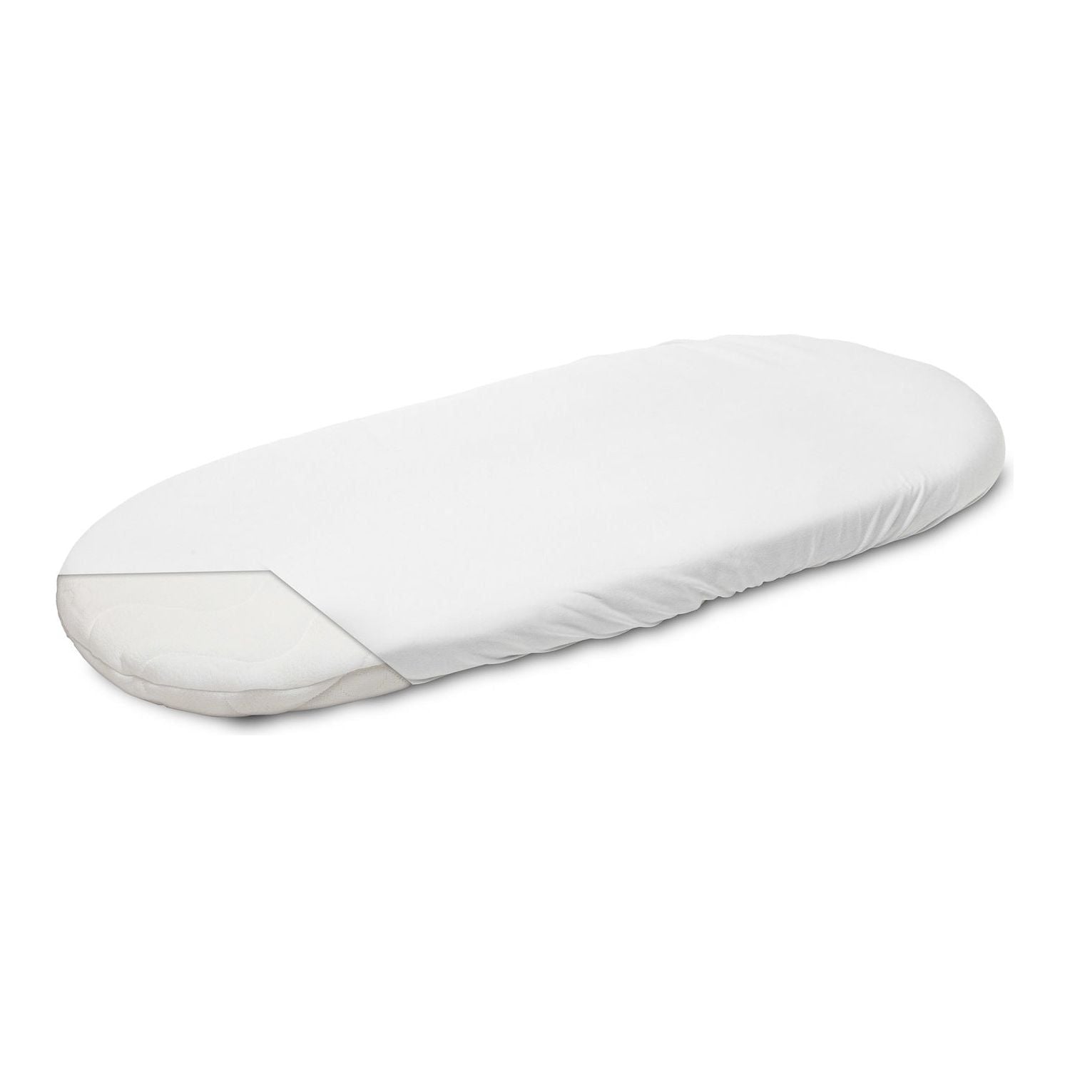 Sensillo Bamboo Crib Sheet 90x40 - White