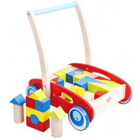 Tooky Toy Walker Duwspeeltje met blokken